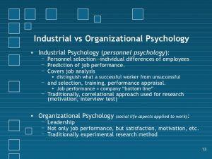 روانشناسی صنعتی سازمانی